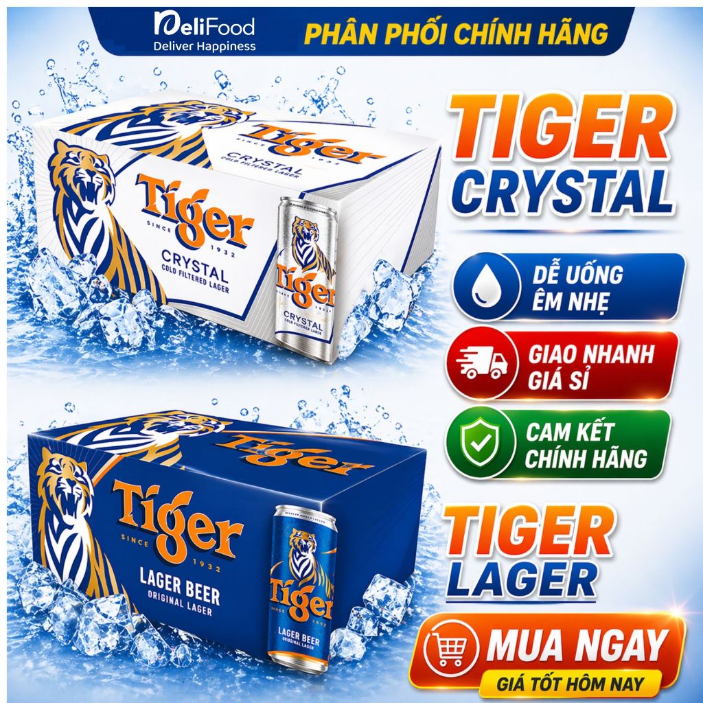 Thùng Tiger Bạc - Sản Phẩm Giá Tốt, Chất Lượng, Đảm Bảo | Shopee Việt Nam