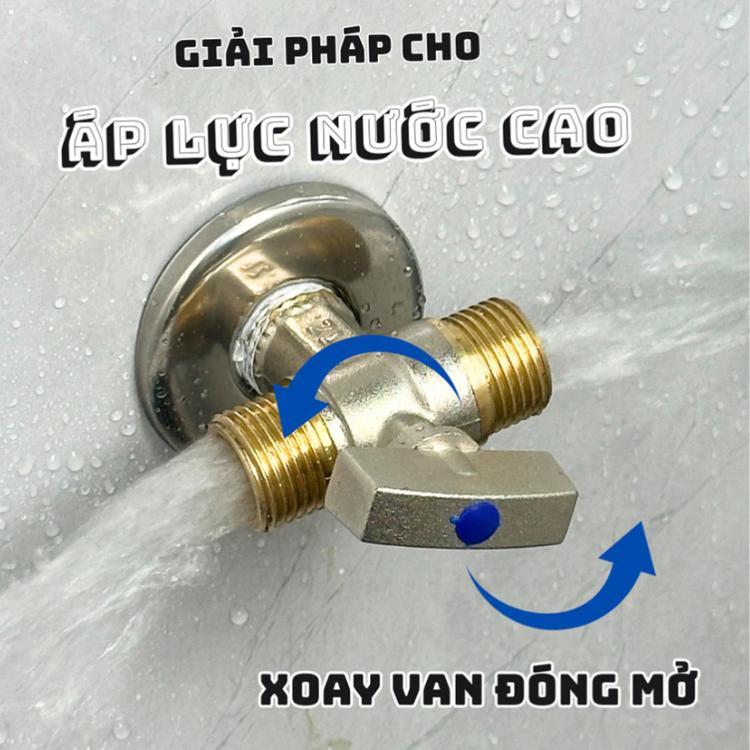 Van lá van T áp lực lõi đồng dày 3mm chịu nén cao koong nứt không bể an toàn khi sử dụng
