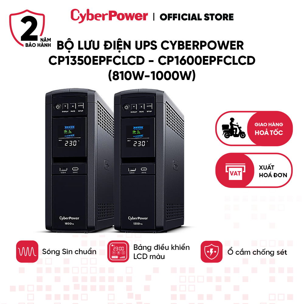 CyberPower CP1600EPFCLCD UPS