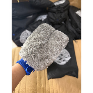 Găng tay rửa xe lông microfiber cao cấp kèm túi đựng