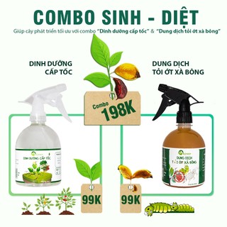 Nhà Thương Cây - Combo Dưỡng Lá - Tỏi Ớt Xà Bông