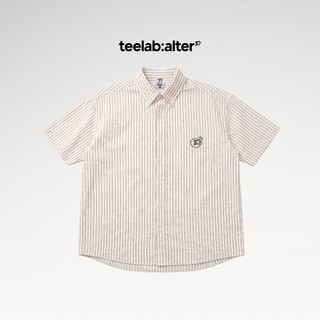 Sơ Mi Teelab Alter Cuban Textured Oxford Stripe Shirt SS090