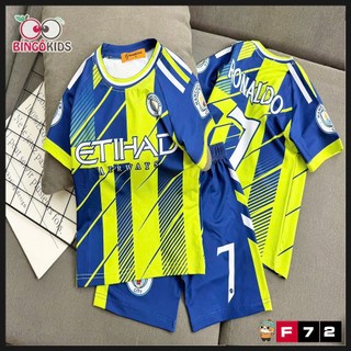 Bộ Đồ Bé Trai cho bé từ 13-47kg - Chất Thun Lạnh Thái 3D In Hình Số MBappe, Ronaldo, Messi,Cực Chất.