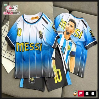 Bộ Đồ Bé Trai cho bé từ 13-47kg - Chất Thun Lạnh Thái 3D In Hình Số MBappe, Ronaldo, Messi,Cực Chất.