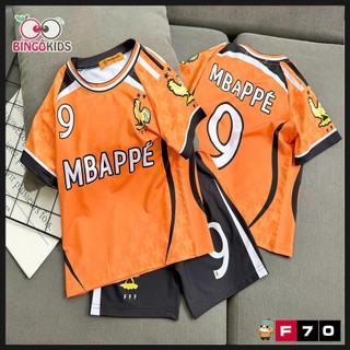 Bộ Đồ Bé Trai cho bé từ 13-47kg - Chất Thun Lạnh Thái 3D In Hình Số MBappe, Ronaldo, Messi,Cực Chất.