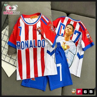 Bộ Đồ Bé Trai cho bé từ 13-47kg - Chất Thun Lạnh Thái 3D In Hình Số MBappe, Ronaldo, Messi,Cực Chất.