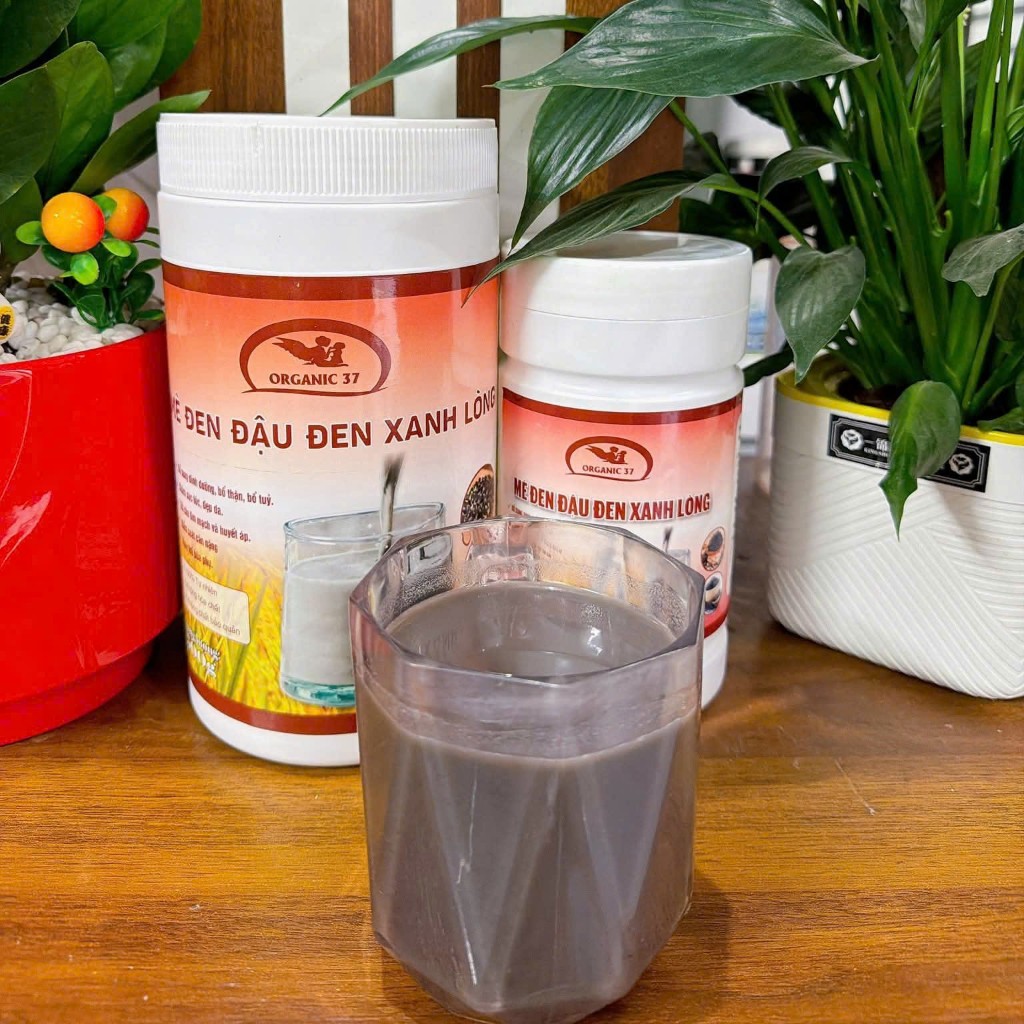 [NGUYÊN CHẤT] Bột Ngũ Cốc Mè Đen Đậu Đen Xanh Lòng Organic - Rang Xay Thủ Công (Hộp 500g)