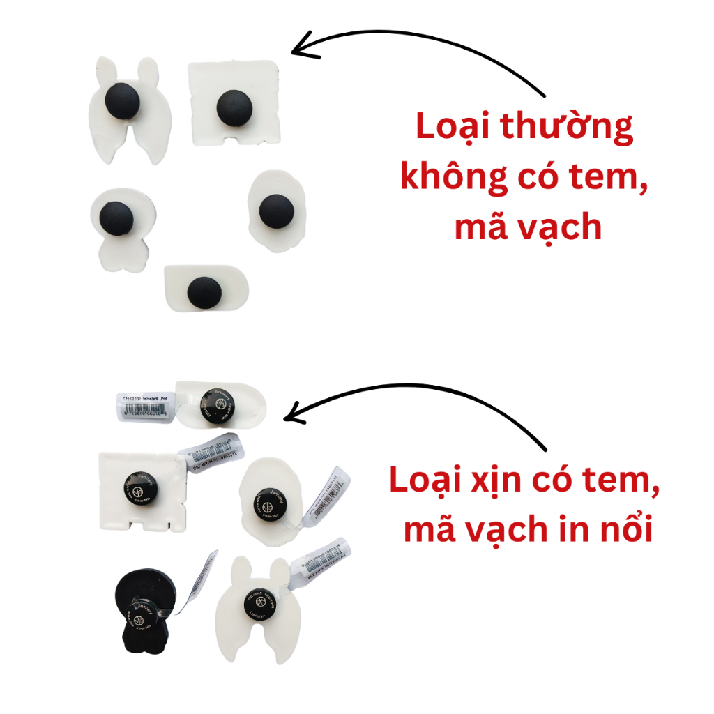 Set 5 charm BABE gắn dép cross, Nút gắn sticker dép cross trang trí cham 2D hoạt hình CROSS TREND