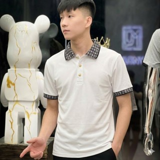 Áo Polo Nam Cao Cấp H_LUXURY – Áo Thun Nam Cổ Bẻ Tay Ngắn, Vải Cotton Co Giãn 4 Chiều, Thấm Hút Mồ Hôi.
