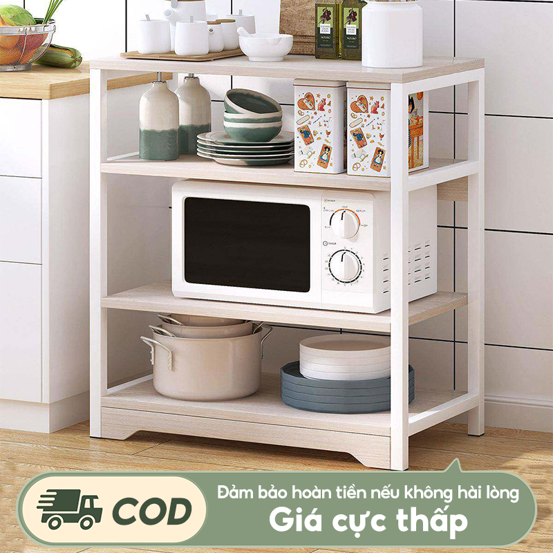 Kệ đựng đồ đa năng Kệ Lò Vi Sóng cần thiết cho mọi gia đình Kệ để đồ nhà bếp đẹp mắt