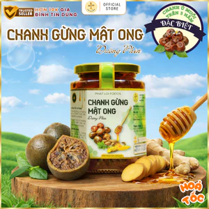 CHANH GỪNG MẬT ONG ĐƯỜNG PHÈN - PHAT LOI FOODS - Thành phần tự nhiên, KHỐI LƯỢNG THỰC, hoả tốc