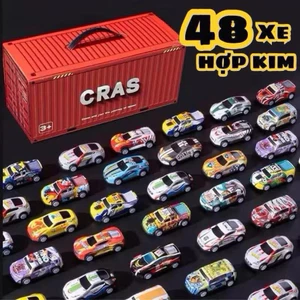 Thùng 48 xe hợp kim đồ chơi cho bé