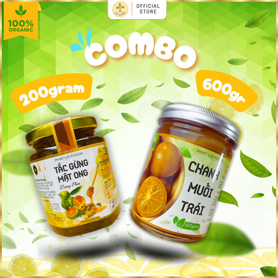 Chanh Muối  hũ 600gram - Phat Loi Foods - Chanh tự nhiên, không chứa bảo quản