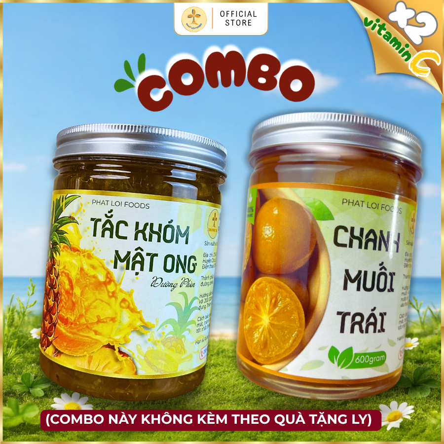 Tắc Khóm Mật Ong Đường Phèn 600gram - Phat Loi Foods - Nguyên liệu tự nhiên, giải khát cực đã