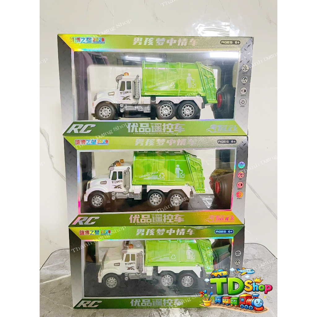 XE CÔNG TRÌNH ĐIỀU KHIỂN TỪ XA RC – CẦN CẨU & XE RÁC, XE BỒN SIÊU NGẦU CHO BÉ