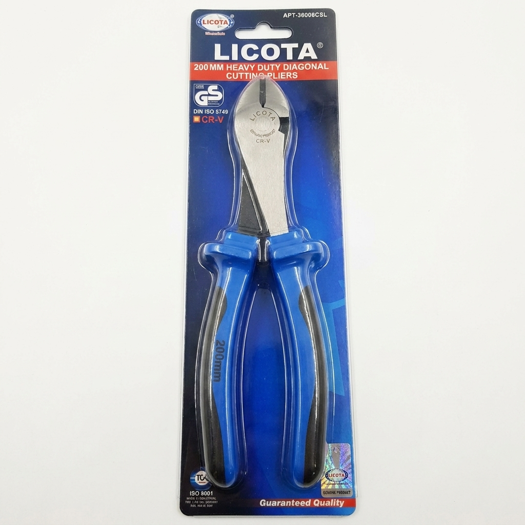 Kìm Cắt Licota APT-3600C 6 Inch (150mm) - Thép Cr-V Siêu Bén, Kềm Cắt Dây Điện Cao Cấp Đài Loan