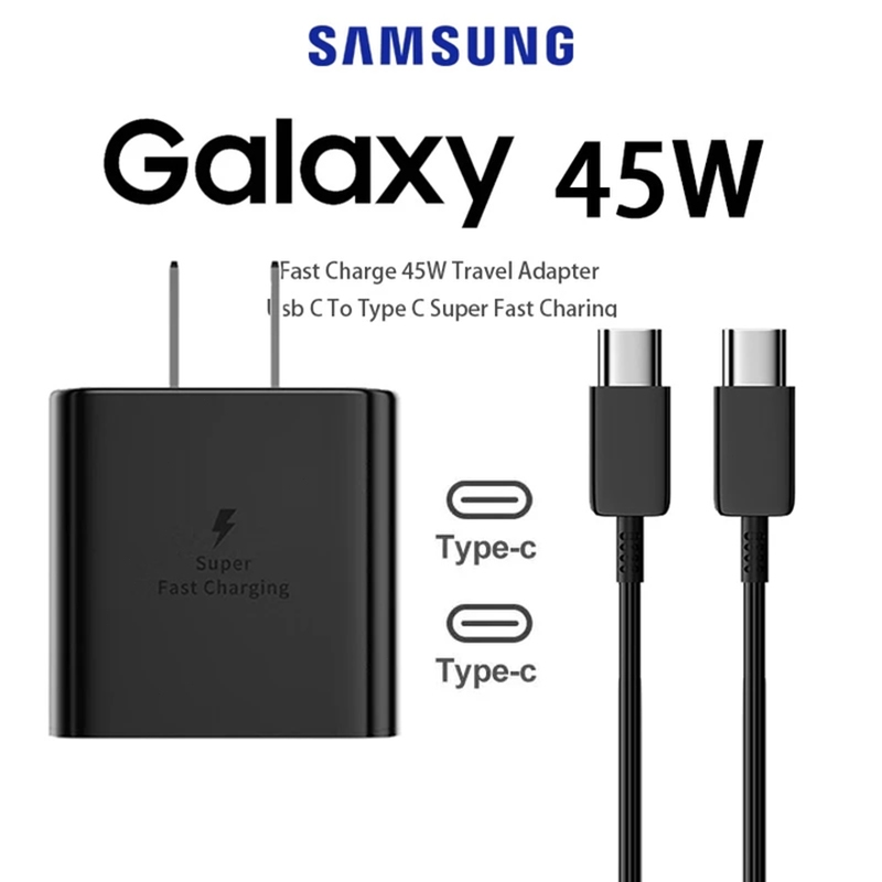 Sumsung Type C to Type C cho các dòng máy SS. Cáp sạc 45W dành cho Dành cho Note 20, S20, S21