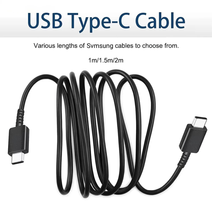 Sumsung Type C to Type C cho các dòng máy SS. Cáp sạc 45W dành cho Dành cho Note 20, S20, S21