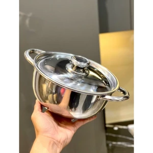 Nồi Bầu inox 430 đáy từ. HKM maggi