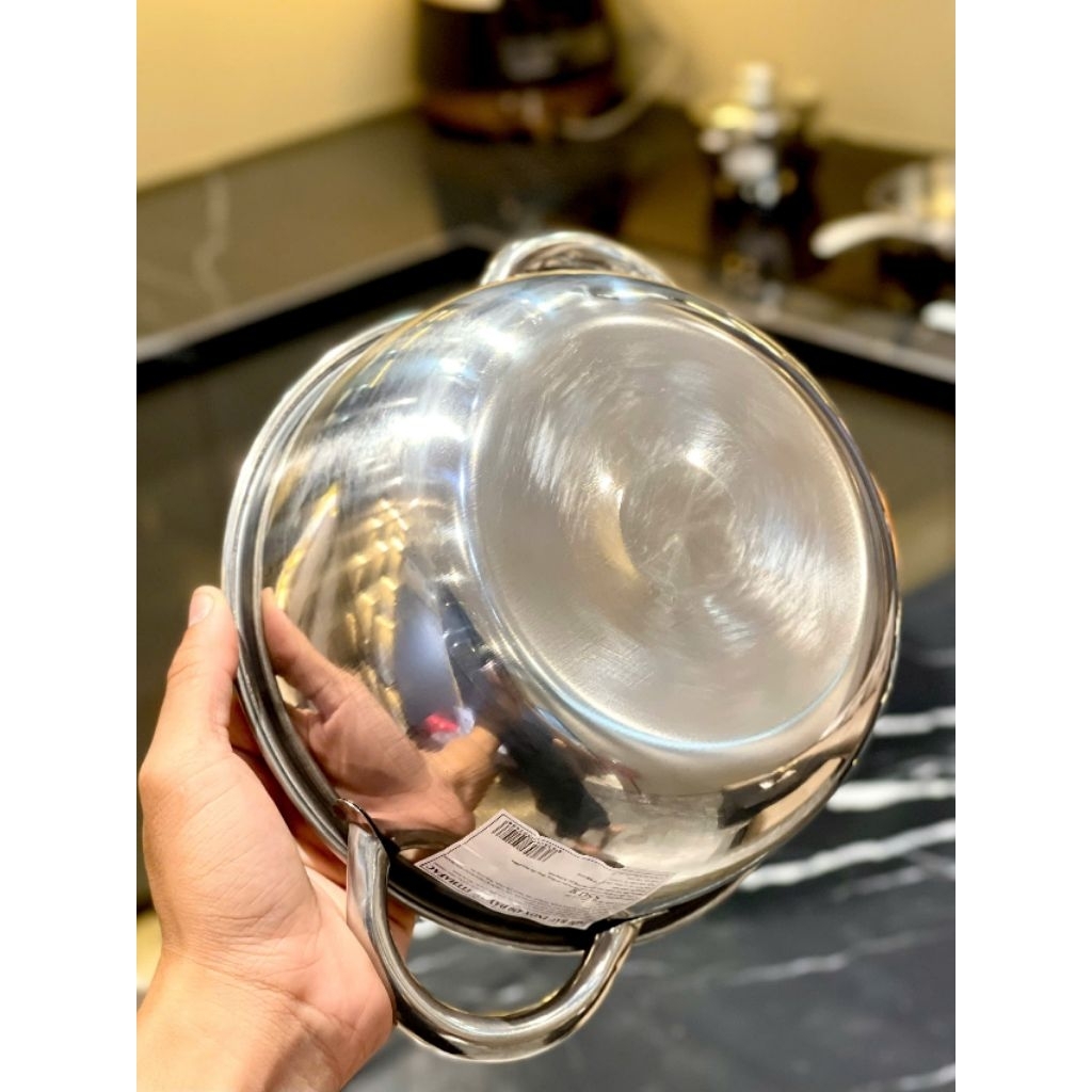 Nồi Bầu inox 430 đáy từ. HKM maggi
