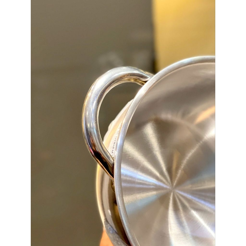 Nồi Bầu inox 430 đáy từ. HKM maggi
