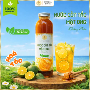 Nước Cốt Tắc Mật Ong Đường Phèn Nguyên Chất 500ml - Phat Loi Foods - Tắc Tươi Tự Nhiên