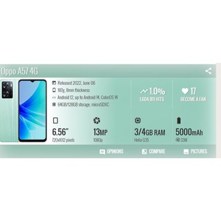 Phản quang Oppo A57 4G, miếng lót màn hình phản quang, back light CPH2387