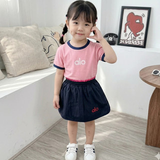 Bộ Bé Gái Mùa Hè, Bộ Quần Áo Bé Gái mẫu Alo, Hello dễ thương fom rộng chất vải cotton mềm mát cho bé 7-47kg