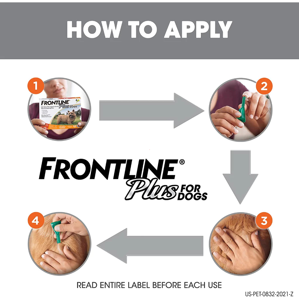 FRONTLINE PLUS - Nhỏ Gáy Phòng Ve, Rận, Bọ Cho Chó Và Mèo Có hiệu quả nhanh chóng