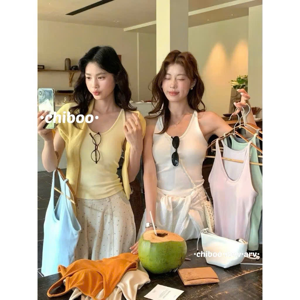 [𝐒𝐮𝐙𝐲] Áo Dây Dáng Basic QCCC