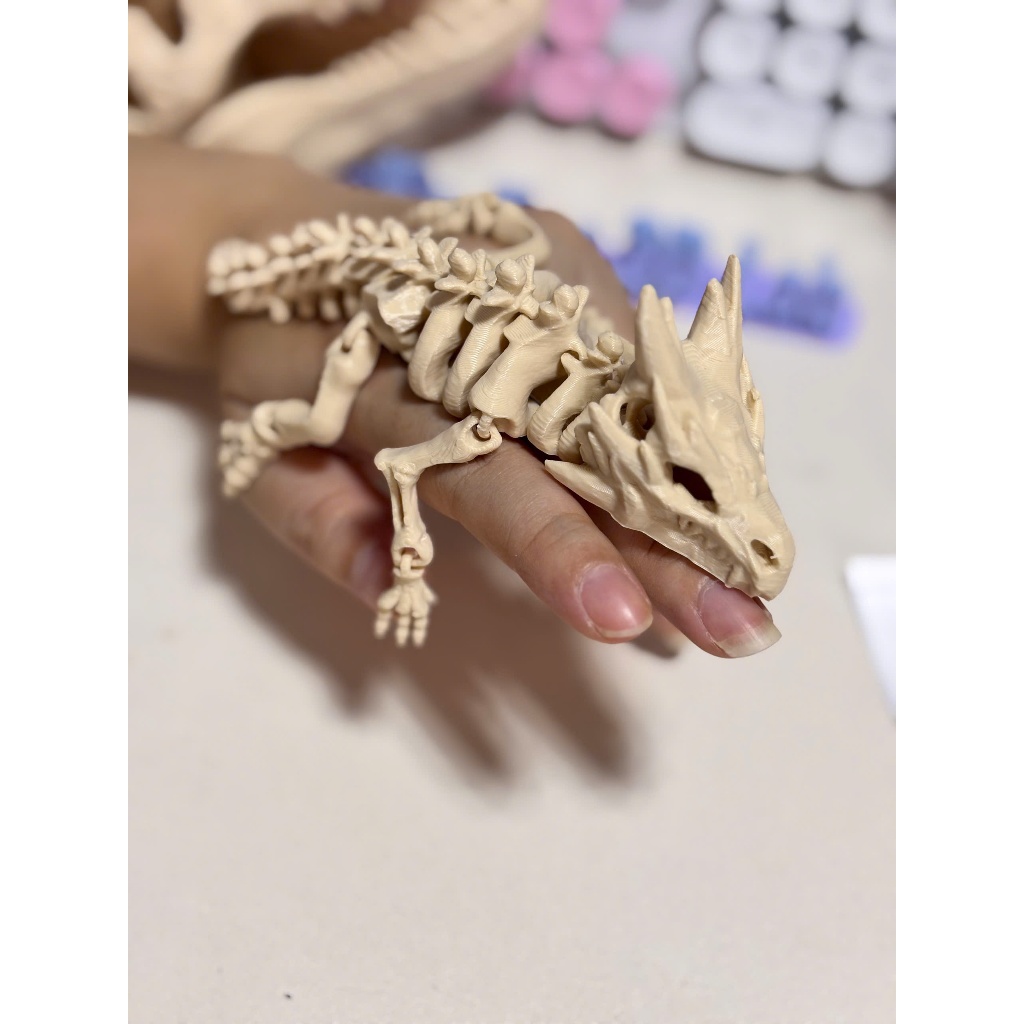 Mô hình bộ xương Rồng 3D dùng để Trang Trí tiểu cảnh thủy sinh, Chuồng Rùa và Bò Sát
