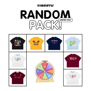 Áo Thun Local Brand VIBESTU "Lucky Box" Áo Thun Ngẫu Nhiên
