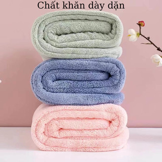 Siêu Thấm/Mềm Mại Mũ Trùm Tóc Khô Cực Nhanh Chất Liệu San Hô Dày Dặn - Khăn Trùm Tóc/Đội Đầu/Tắm Xông Hơi