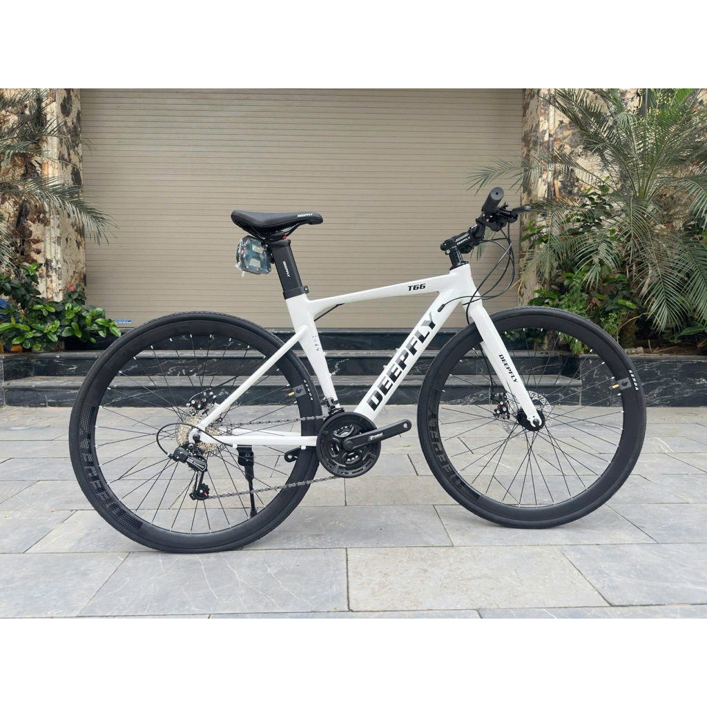 Xe Đạp Touring DEEPFLY T66 Khung Nhôm Không Môi Hàn, Cối Nổ Siêu Trớn, Bộ Đề Shimano 21 Tốc Độ
