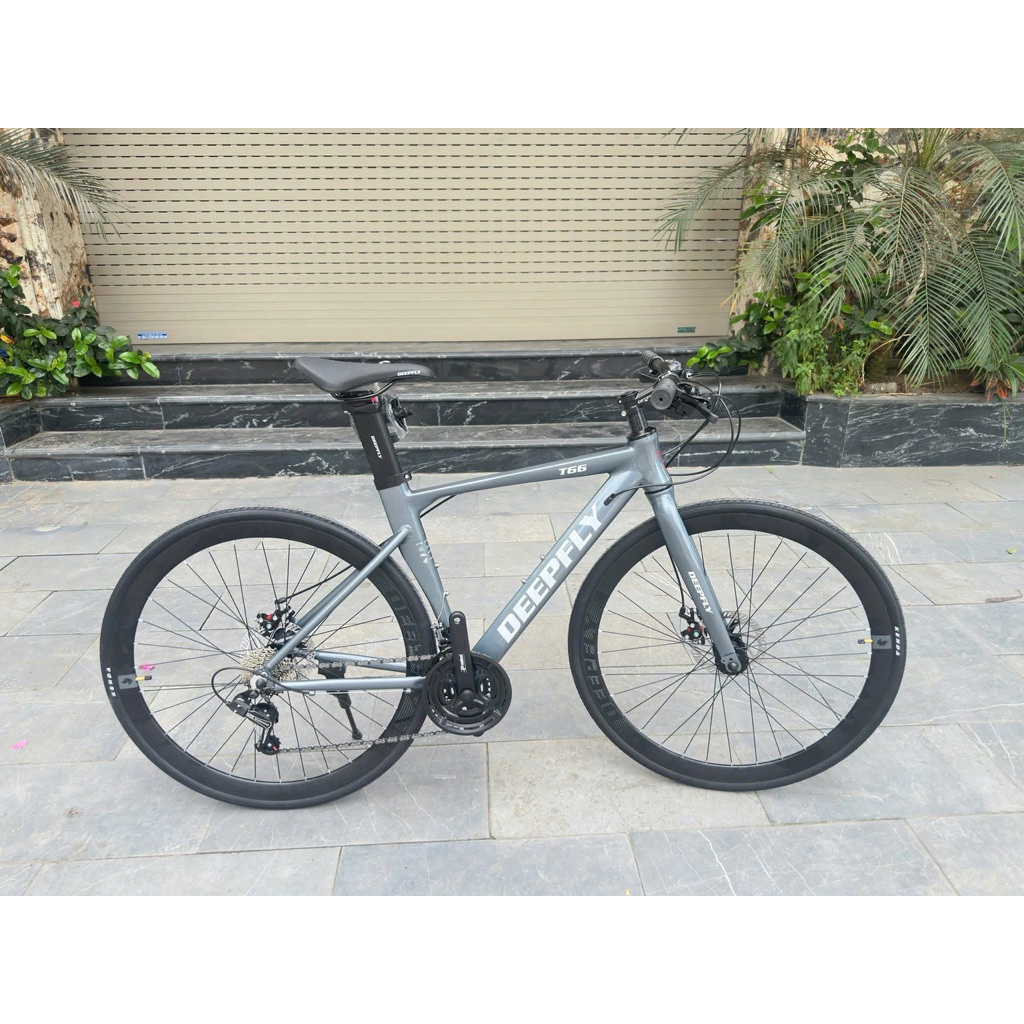 Xe Đạp Touring DEEPFLY T66 Khung Nhôm Không Môi Hàn, Cối Nổ Siêu Trớn, Bộ Đề Shimano 21 Tốc Độ