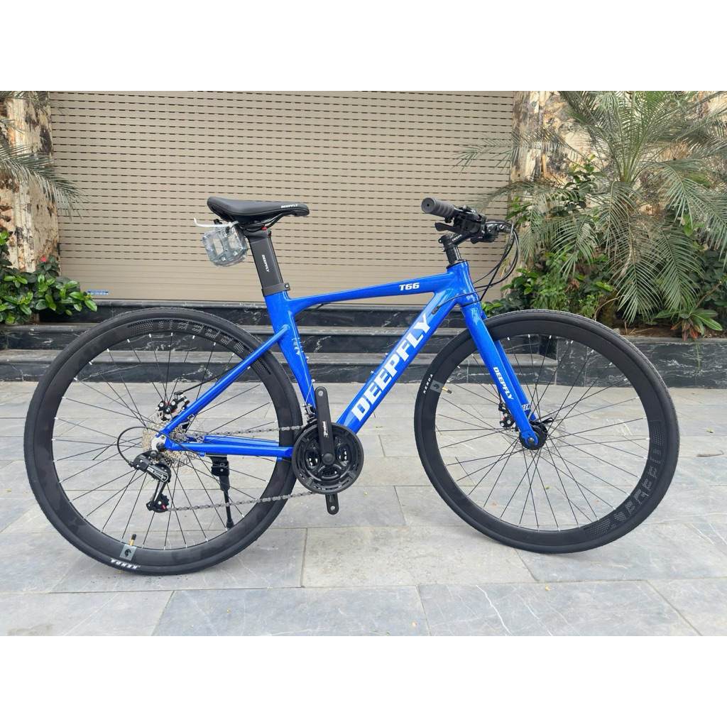 Xe Đạp Touring DEEPFLY T66 Khung Nhôm Không Môi Hàn, Cối Nổ Siêu Trớn, Bộ Đề Shimano 21 Tốc Độ