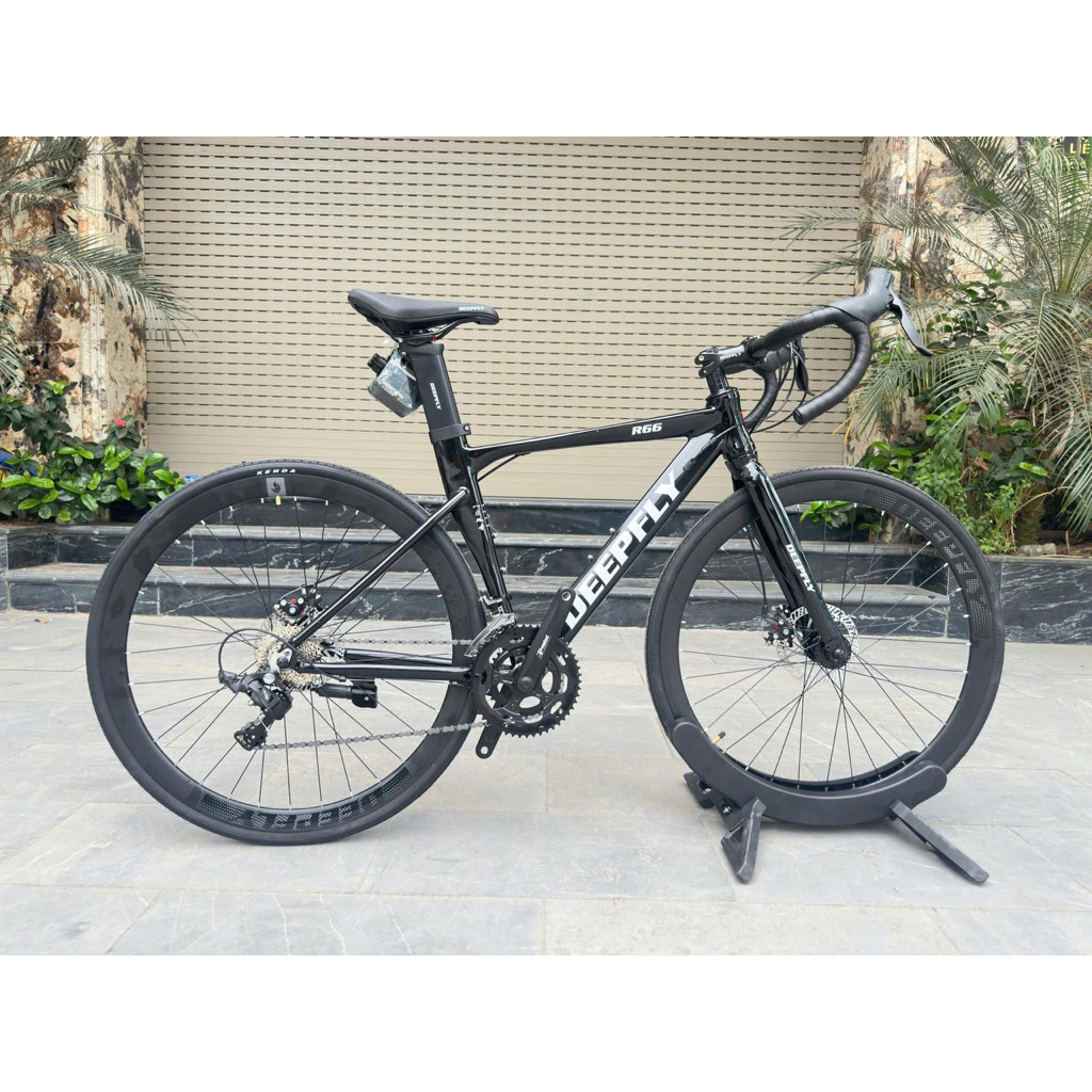 Xe Đạp Đua DEEPFLY R66 Khung nhôm, Cối Nổ Siêu Trớn, Bộ Đề Sensah