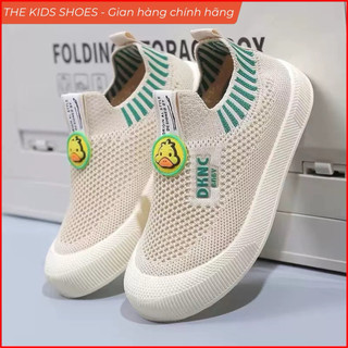 [Form nhỏ] Giày Slip On Trẻ Em BABY DUCK - Giày Lười Lưới Thoáng Khí Cho Bé Trai Bé Gái Siêu Nhẹ, Chống Trơn Trượt