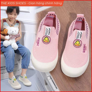 [Form nhỏ] Giày Slip On Trẻ Em BABY DUCK - Giày Lười Lưới Thoáng Khí Cho Bé Trai Bé Gái Siêu Nhẹ, Chống Trơn Trượt