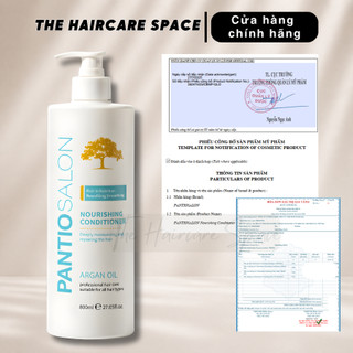 [Chính hãng] Dầu xả phục hồi, cấp ẩm, mềm mượt tức thì PANTIOSALON NOURISHING SHAMPOO - 800ml/chai
