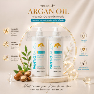 [Chính hãng] Dầu xả phục hồi, cấp ẩm, mềm mượt tức thì PANTIOSALON NOURISHING SHAMPOO - 800ml/chai