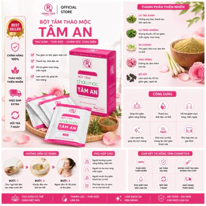 Bột Tắm Thảo Mộc Tâm An Mul Rose Chính Hãng Dịu Nhẹ Giúp Da Sáng Mịn
