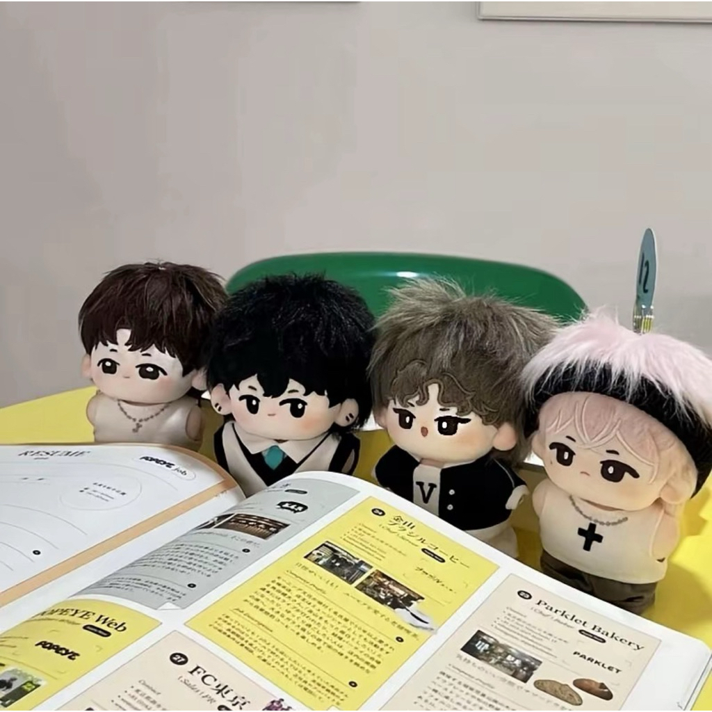 Gấu bông búp bê nam, đồ chơi búp bê cho bé, búp bê 10cm, doll GUAILA TOYs  2026 phụ kiện decor, quà tặng
