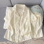 Bộ mặc nhà pyjama (cộc tay) chất đũi bông mây mềm mại họa tiết nhẹ nhàng đáng yêu