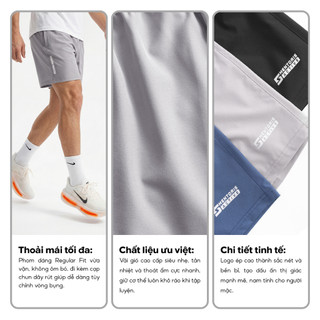 Quần Short Nam MENTORIS, Quần Đùi Chất Gió Cao Cấp, Form Gọn Gàng, Trẻ Trung, Dễ Phối Đồ MSR2601