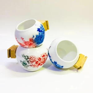 Combo 3 cóng sứ chào mào, chim họa mi chất liệu gốm sứ cao cấp họa tiết siêu đẹp giá rẻ