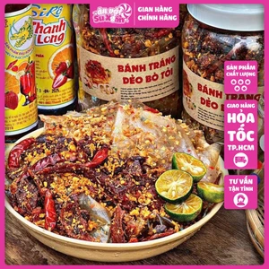 Bánh Tráng Dẻo Bò Tỏi hũ 400gr - Ăn vặt Su Xoắn