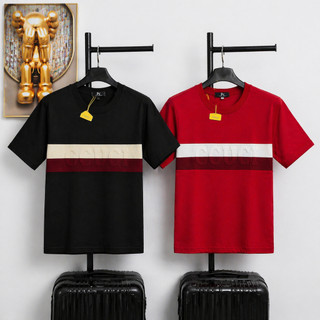 Áo Thun Nam Cổ Tròn Họa Tiết CCUCI Dập Nổi - Phối Màu Cực Chất, Chất Cotton Co Giãn 4 Chiều