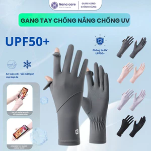 Găng tay chống nắng UPF50+ chống tia UV thoáng khí cho nữ chạy xe đạp/ thể thao