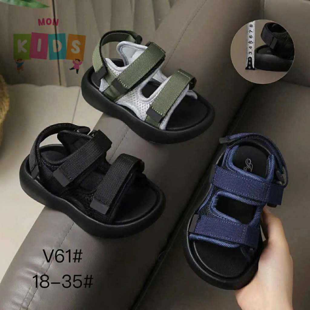 Dép Sandal Quai Hậu , Giày Sandal Hè Cho Bé Trai Chất Cao Su Mềm Êm Chân Chống Trơn Trượt - Đi Học ,Đi Du Lịch Thoải Mái